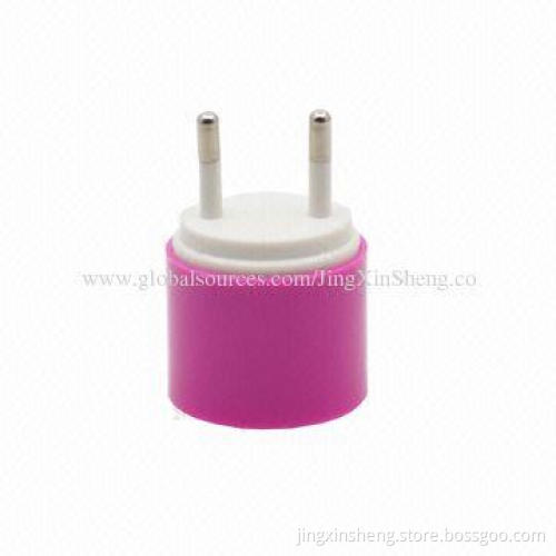 Universal USB Travel Adapter for Mobile Phones, with VDE Plug